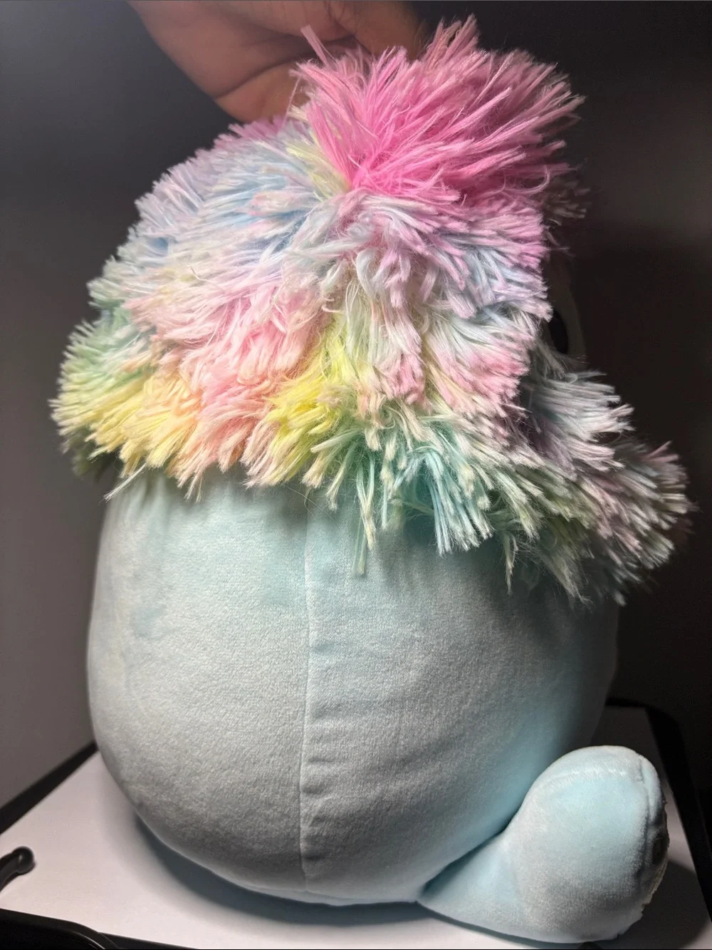 Zozo the Bigfoot Fuzzy-Head Blue Body Squishmallow Toy BEE HAPPY🐝 - Picture 9 of 10
